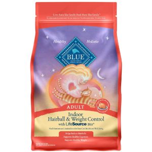 Blue Buffalo Indoor Hairball Control And Weight Control- Natural Adult Dry Cat Food- Best value