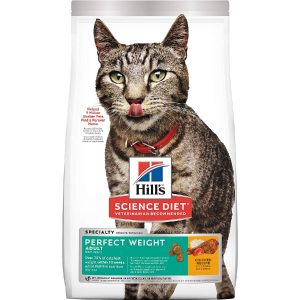 Hill's Science Diet Dry Cat Food, Adult Perfect Weight - Premium Choice