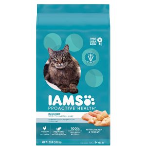 IAMS Proactive Health Adult Indoor Weight & Hairball Control Dry Cat Food - Best Dry